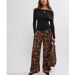 FREE PEOPLE NWT Iris Layering Top / Black - small